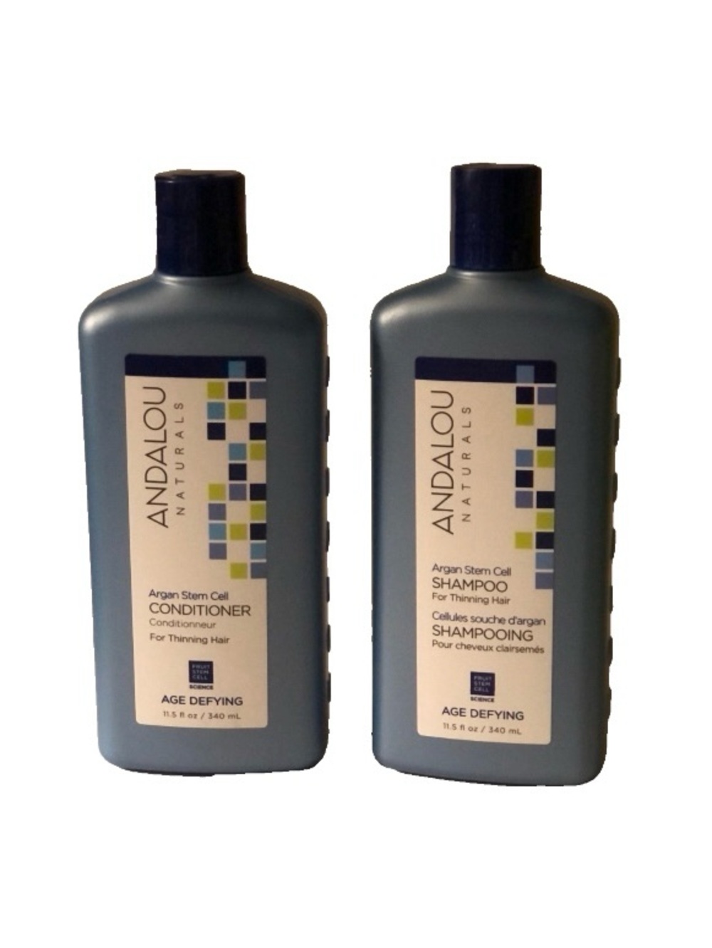 Andalou Naturals Age Defying Argan Stem Cell Shampoo & Conditioner Set